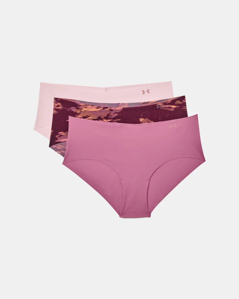 اندر ارمر سروال داخلي بيور ستريتش هيبستر للنساء (3 قطع)